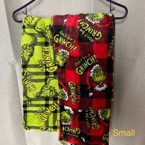 2 fleece grinch pants